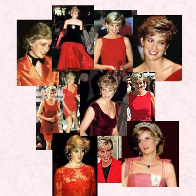 Lady in Red - One of Diana's favourite colours.